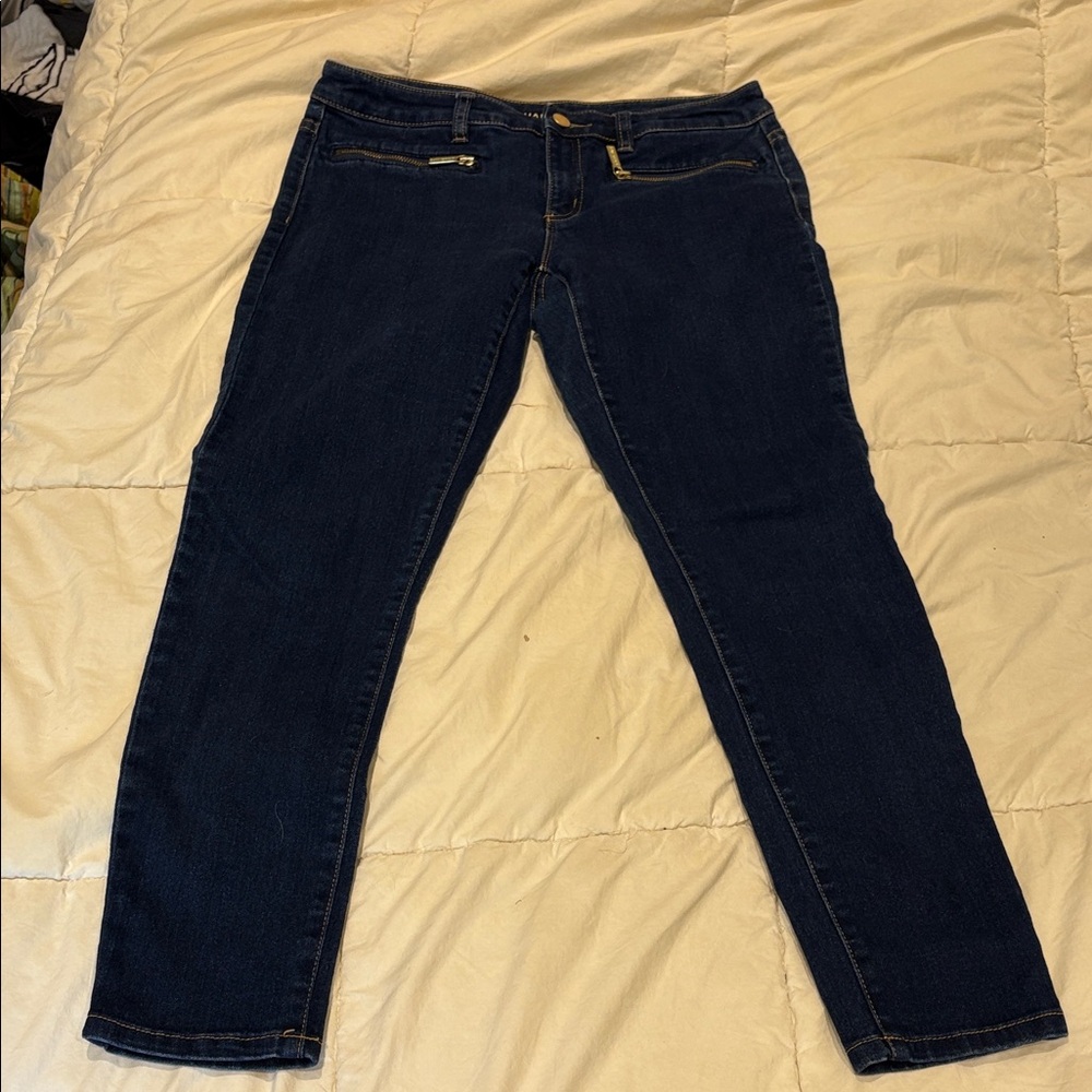 Michael Kors Women's Dark Indigo Skinny Jeans